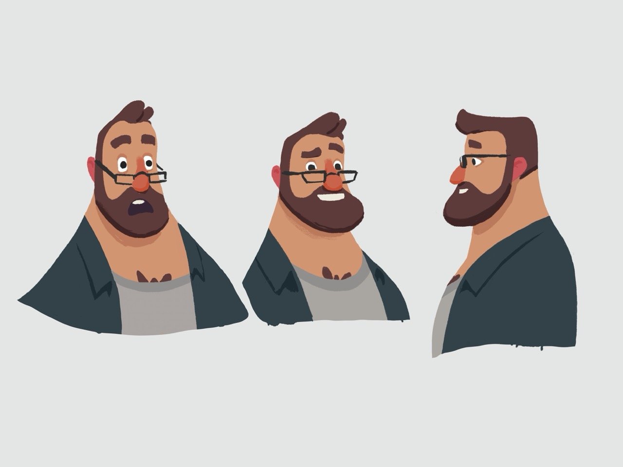 Tim — bust study