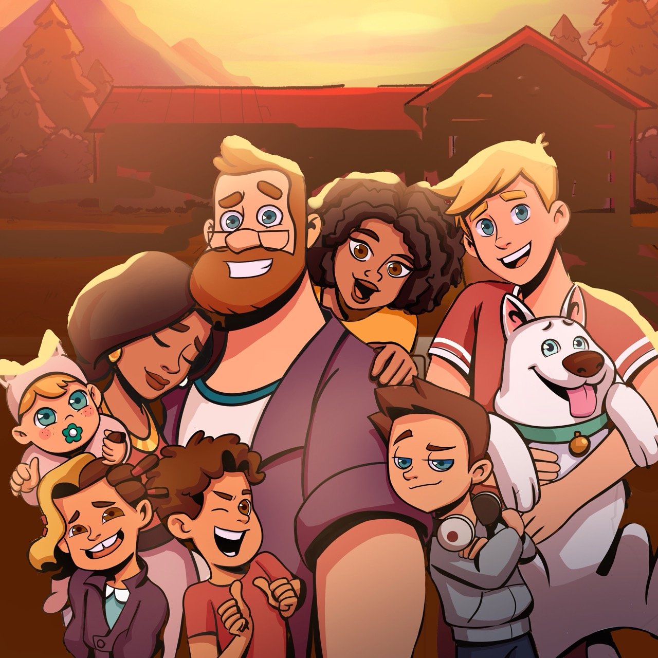The Thompson family